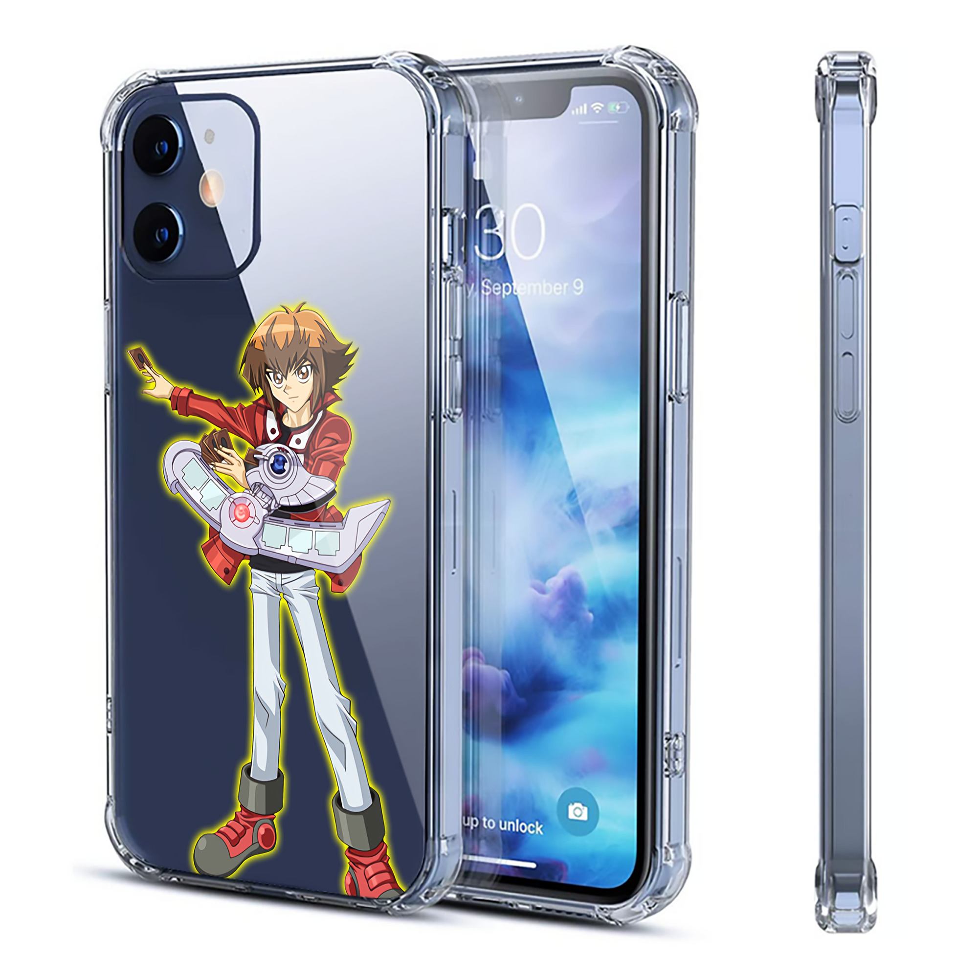 （画像用） 遊☆戯☆王 Yu-Gi-Oh! 【iPhone 12シリーズ対応】透明スマホケース（クリアソフトケース）